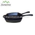 Round Cast Iron Non-Stick BBQ Grill Pan